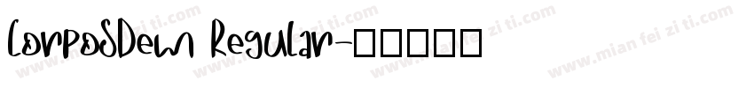 CorpoSDem Regular字体转换